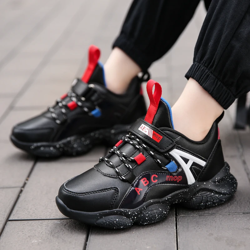 Новая детская Баскетбольная обувь Кроссовки для мальчиков Нескользящие