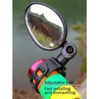 360 degree wide angle universal bicycle mirror mtb road bike cycling handlebar rearview mirror adjustable left right reflector