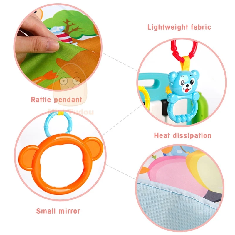 JOYLOVE детский тренажерный зал пазлы коврик образовательная стойка игрушки музыка