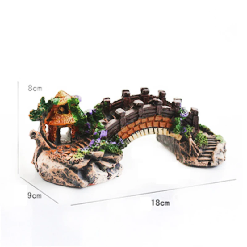 18x9x8 CM Домашний мини-аквариум аксессуары для ландшафтного дизайна дом в форме ананаса Аквариум Ландшафтный дизайн Мультяшные украшения украшение для детской игрушки - Color: 18x9x8 CM