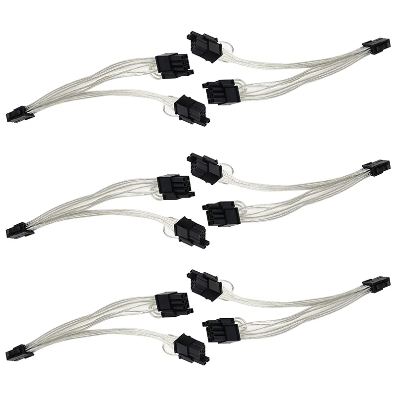 

Разветвитель Кабеля Питания PCIe, 8 Pin до 2x8 Pin (6 + 2), кабель-удлинитель, PCI Express, 9 дюймов (6 шт.)