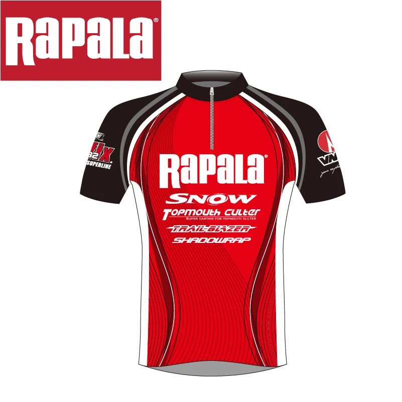 Оригинальная брендовая одежда Rapala летняя футболка для рыбалки быстросохнущая