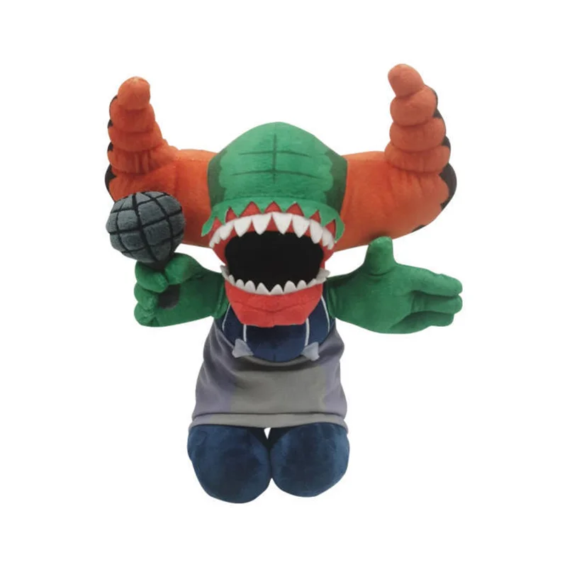 Funkin-mu&ntilde;eco de peluche de Friday Night para ni&ntilde;os, de Anime mu&ntilde;eco de peluche, Skid Pump Whitty, figuras suaves, modelo de novio escalofriante, regalos para Fans-5