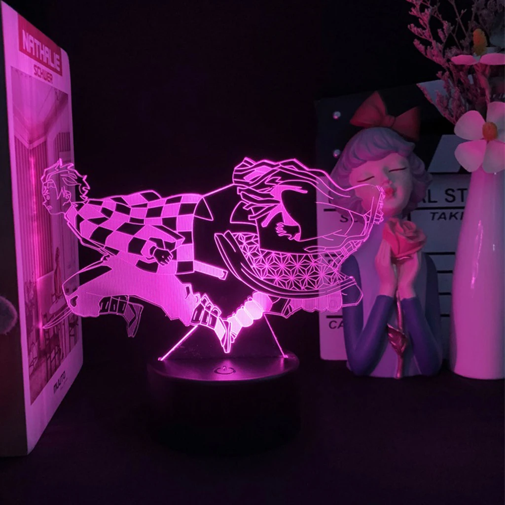 

Ночсветильник для убийцы демонов, аниме лампа Tanjirou, Nezuko Kimetsu No Yaiba, декор для взрослых, Подарочная основа и акриловая доска продаются отдельн...