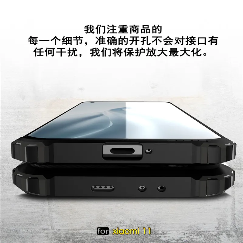Для Xiaomi Mi 11 чехол для 10T Pro Note 10 Lite противоударный прочный защитный силиконовый