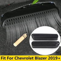 car seat bottom ac air duct vent anti blocking cover kit trim plastic protective accessories for chevrolet blazer 2019 2022