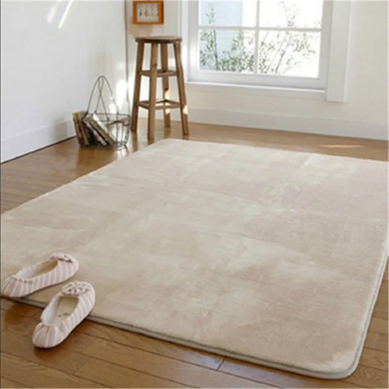 Мягкий коралловый флисовый нескользящий коврик напольные коврики простой стиль
