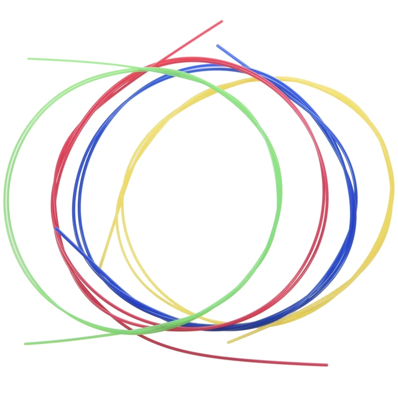 Набор из 4 нейлоновых струн для гитары струны Укулеле серебристого и белого цвета
