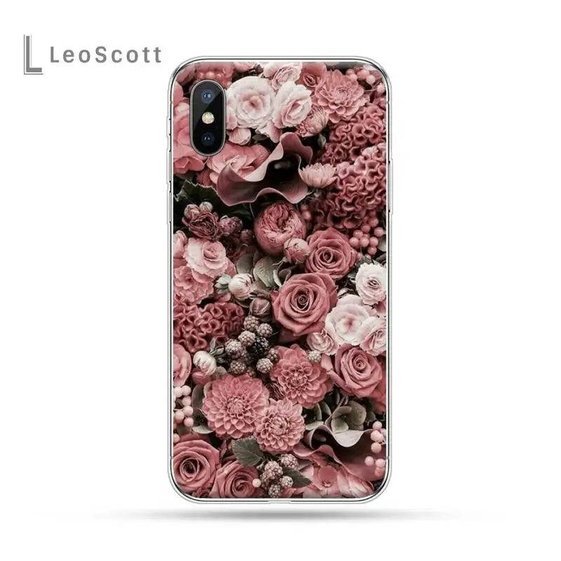 

Vintage Flower retro art pattern luxury Anti-fall Phone Case shell For iphone 12 5 5s 5c se 6 6s 7 8 plus x xs xr 11 pro max