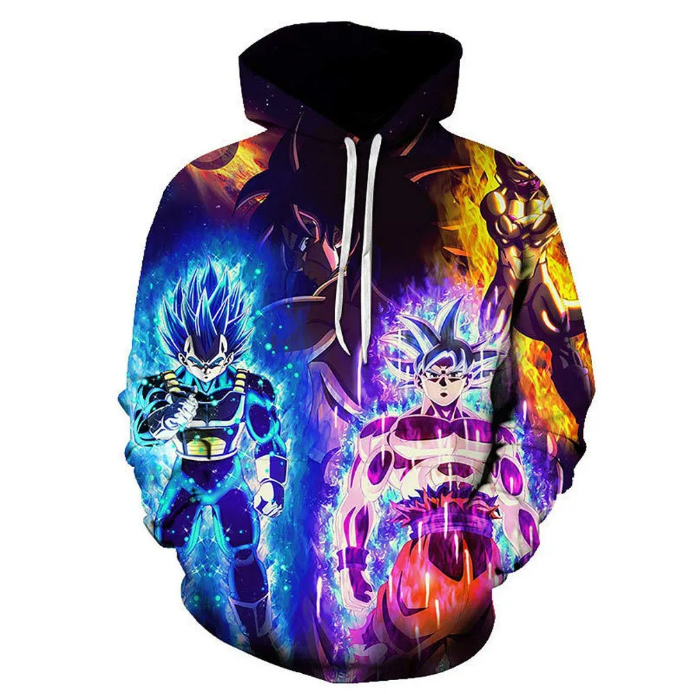 

Casual Fashion Hoodie Men and Women Anime Cartoon 3D Spring and Autumn Street 2021
