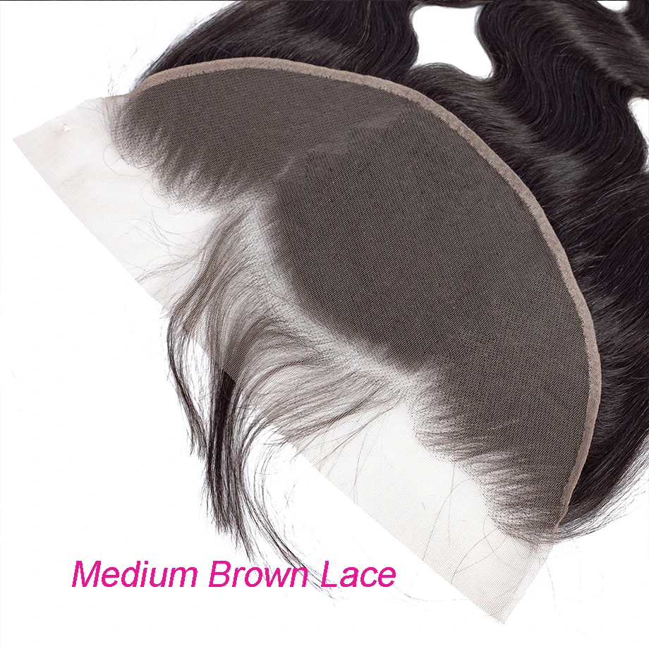 Piaoyi 13x6 HD Transparent Lace Frontal Ear to Closure With Baby Hair Brazilian Straight Remy Human | Шиньоны и парики