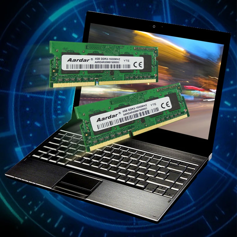 

Aardar Ram DDR3 2GB 1333MHz 2GB 4GB 1333MHz ddr3 Random Access Memory 4GB 8GB 1600MHz RAMs For Laptop Notebook