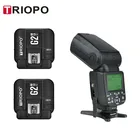 TRIOPO TR-988 профессиональная Вспышка Speedlite TTL + G2 триггер Recriver для Canon d5300 Nikon d5300 d200 d3400 d3100 DSLR камера