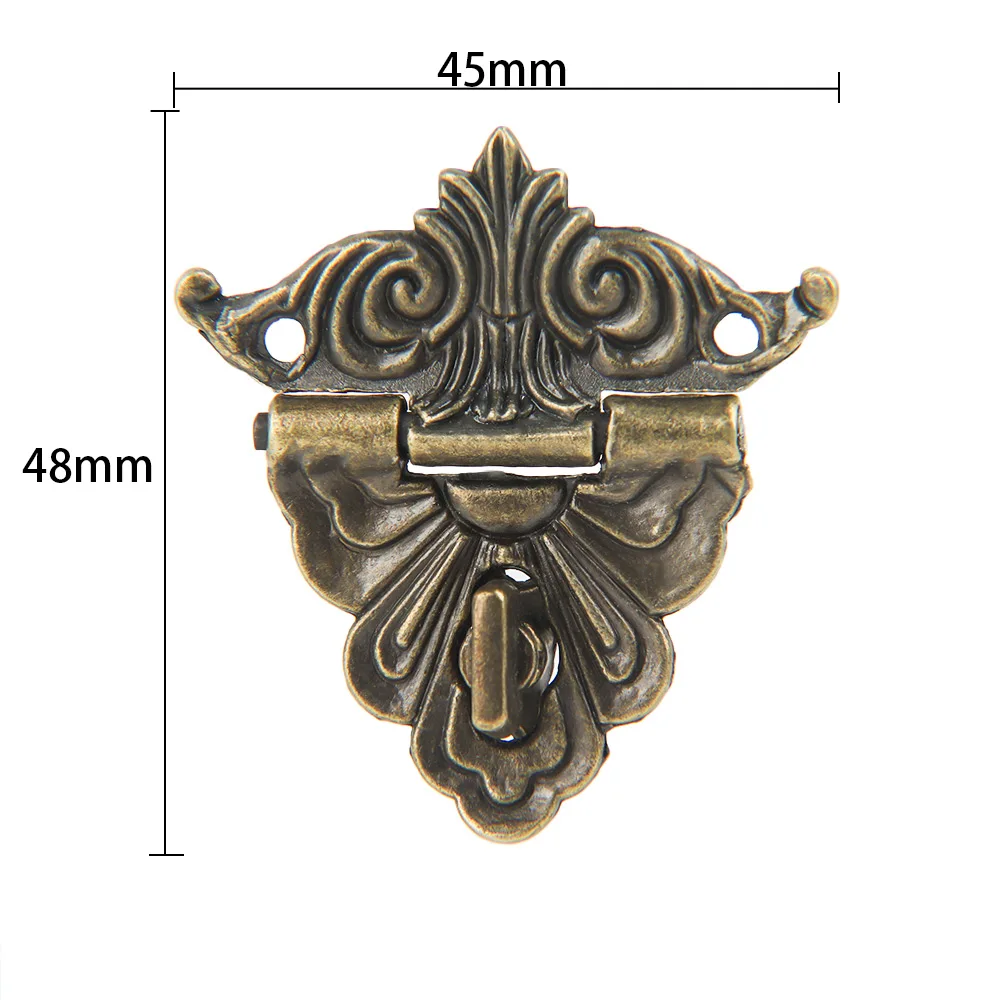Специальная маленькая коробка упаковочная Пряжка античный деревянный замок
