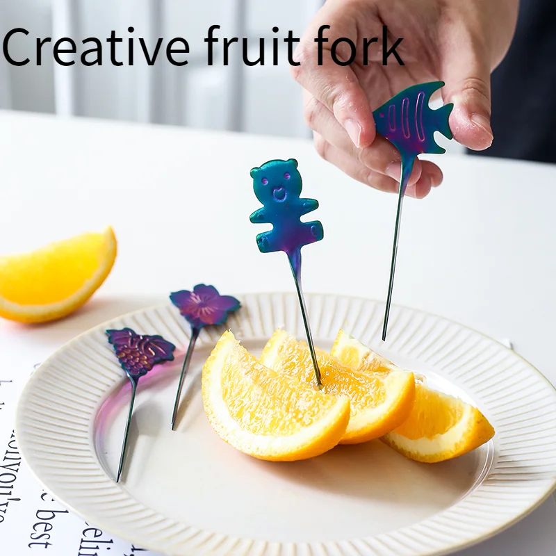 

Metal Small Luxury Fork 304 Stainless Steel Fork Sign Ins Fruit Fork Cutlery Set Stainless Steel Dessert Cake Sign