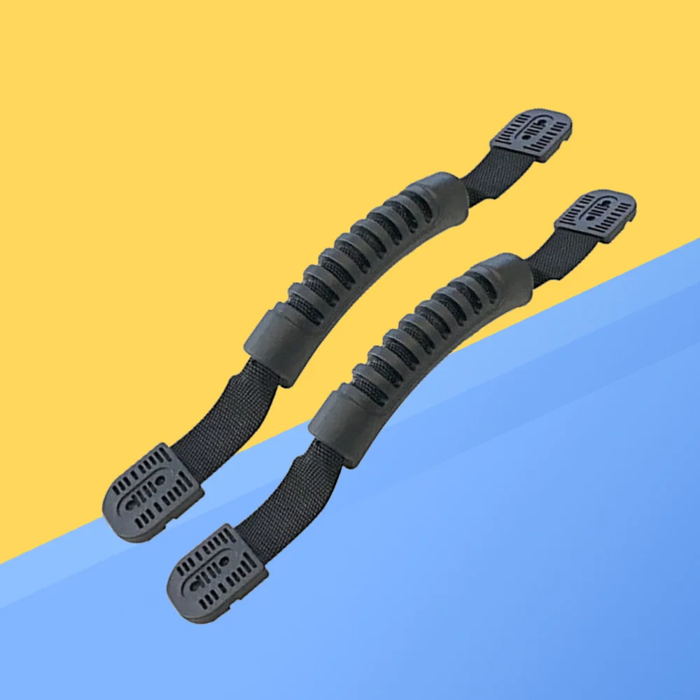 

2 Pcs Side Mount Carry Handles for Kayak Canoe Surfboard Durable Carry Handle with Hardware(Black)