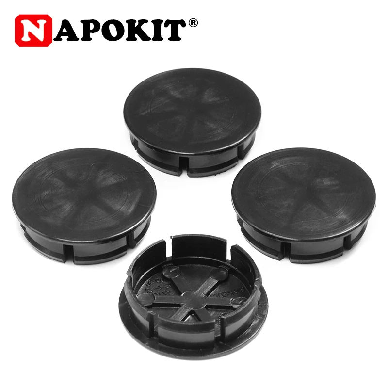 4pcs 49mm (48.5mm)  Black Car Rim Hub Cap for Abarth 500 Car Wheel Hub Center Cap for Fiat Abarth Marea Multipla Punto Scorpion