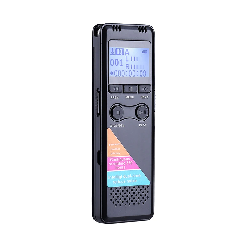 2020New цифровой Аудио Диктофон флэш накопитель до 8 Гб диктофон USB LCD с WAV MP3