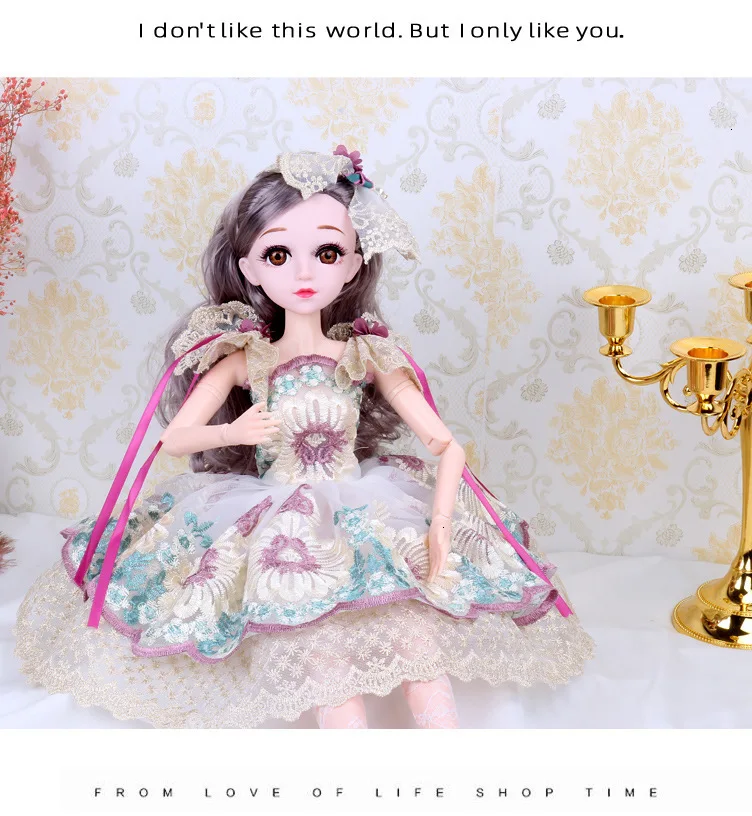 60 см BJD кукла Красивая певица куклы модель с одеждой наряд обувь парик волосы макияж для девочек подарок и куклы Коллекция