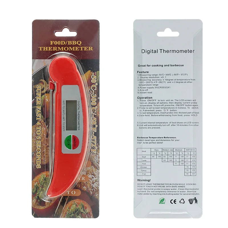 Цифровой термометр для мяса кухонный прибор приготовления пищи барбекю воды