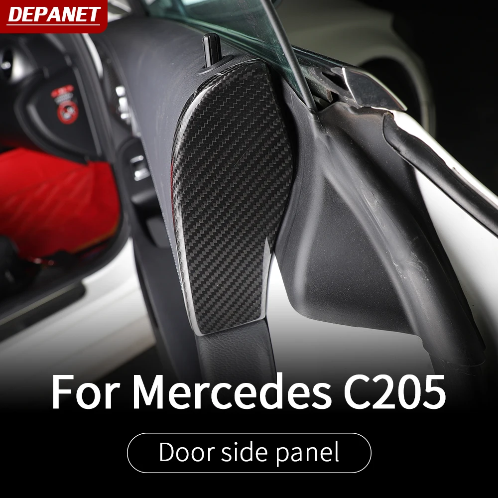 Отделка двери из углеродного волокна для Mercedes w205 amg coupe c205 2 c260 c300 c200 mercedes c class