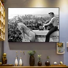 Постер Мэрилин Монро Элвис Пресли, Настенная картина в виде американской иконы на холсте для спальни, гостиной, украшение для дома (без рамки)