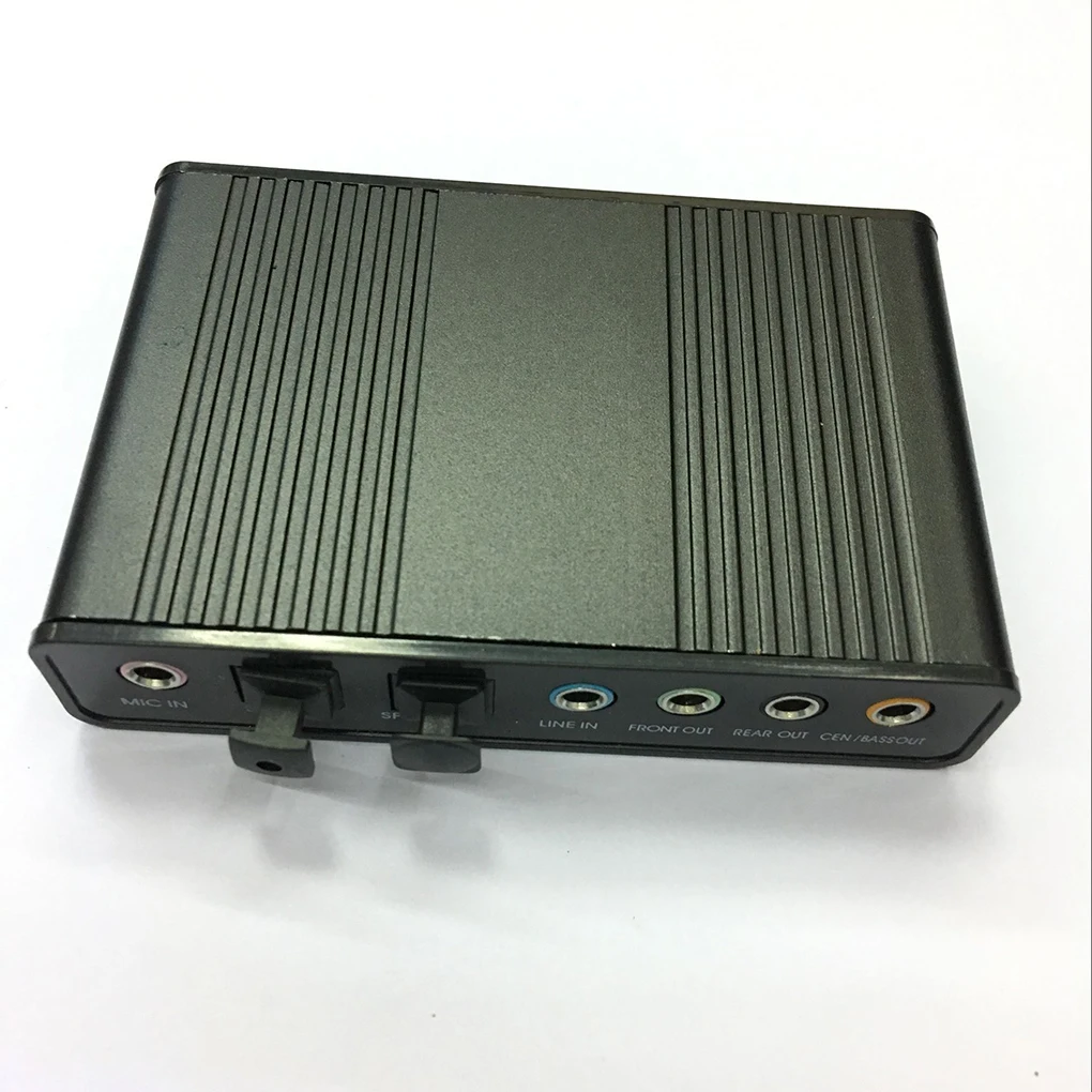 Звуковая карта с интерфейсом USB 6-канальный 5 1/7 1 внешний оптический аудио