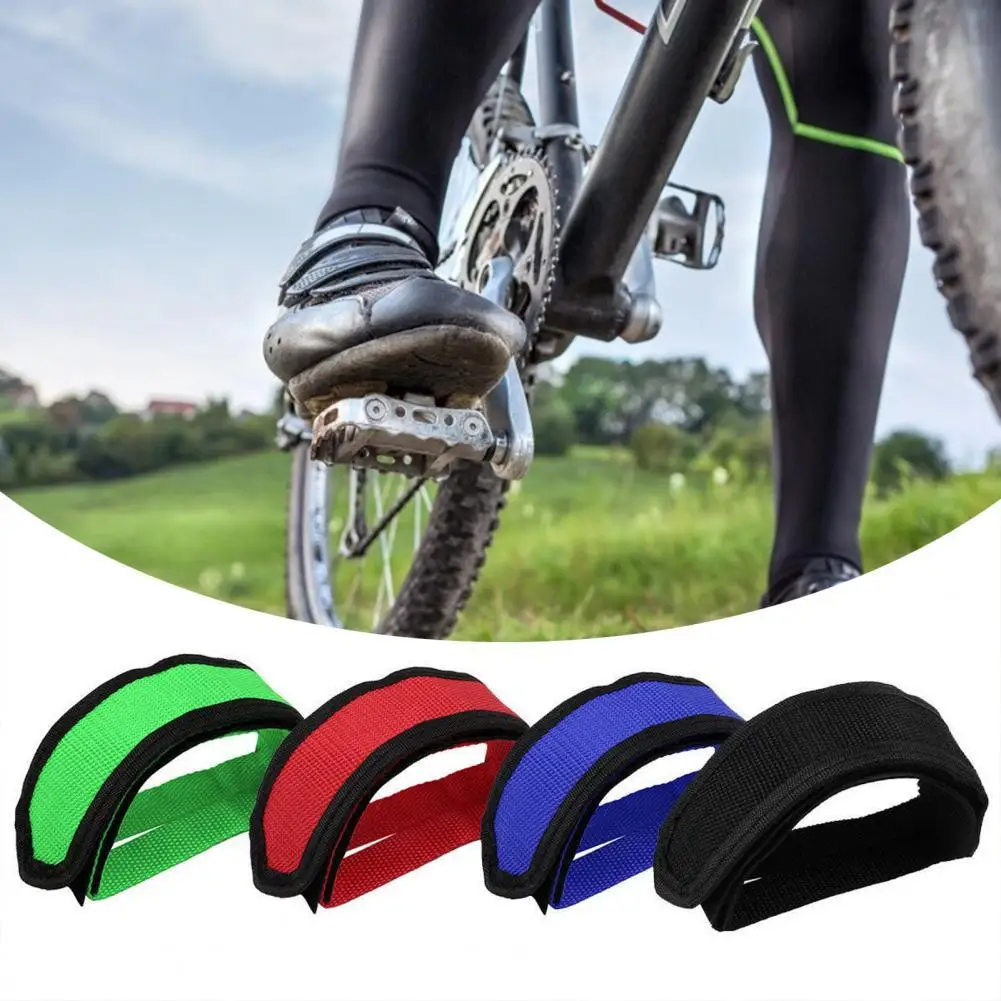 

Elastic Bike Pedal Band Fixing Feet Lightweight Anti-Slip Bicycle Cycling Pedal Bands Tape for Gears Cycling Pedal Strap for MTB