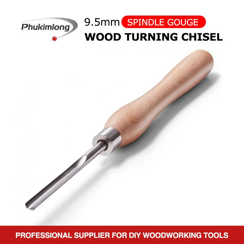 

Phukimlong M2 HSS 9.5mm Spindle Gouge Wood Working Tools Wood Turning Chisel