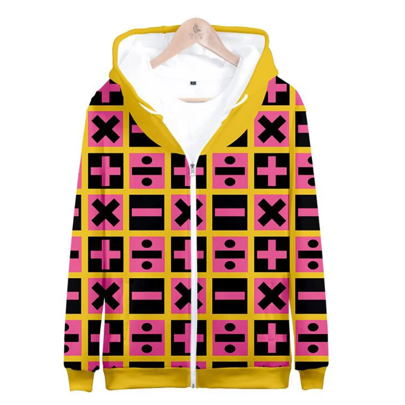 Костюм для косплея из японского аниме смешная Толстовка Джоджо с рисунком