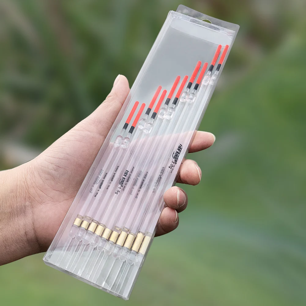 FISH KING 10 шт. 1/1 5/2/2 5/3 г разные размеры жесткий пластиковый поплавок для рыбалки с