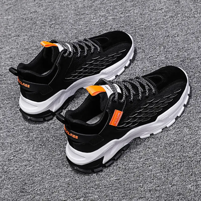 

Fashion High-top Men's Running Shoes Male breathable Sports Shoes Comfortable Casual Outdoor Non-slip Sneakers Chaussure Homme