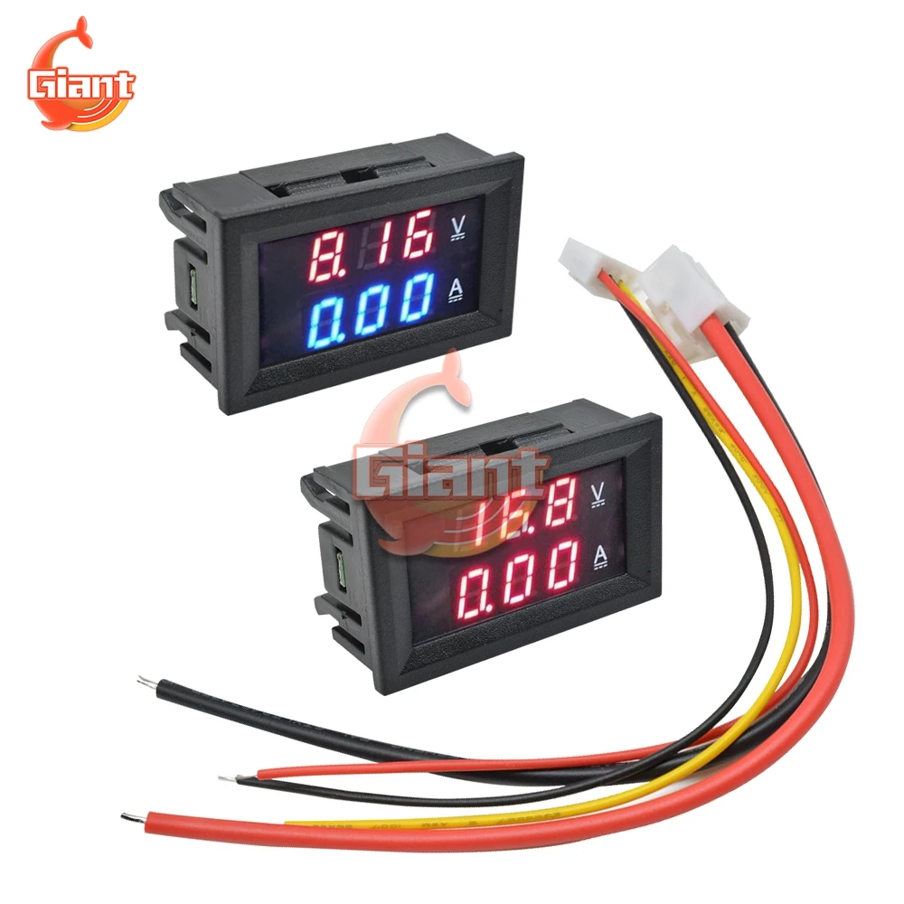 

DC 100V 50A 0.56" LED Display Digital Voltmeter Ammeter Current Voltage Meter Voltage Regulator Volt Detector Tester Monitor 5V