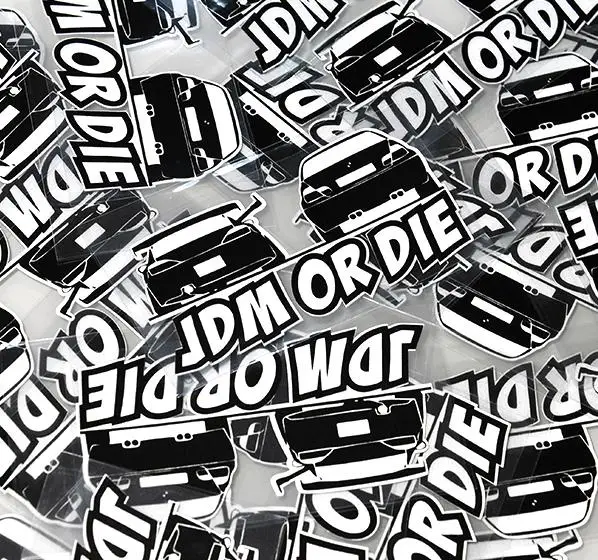 Японская наклейка JDM или DIE s для японского автомобиля гоночный Дрифт сделка с