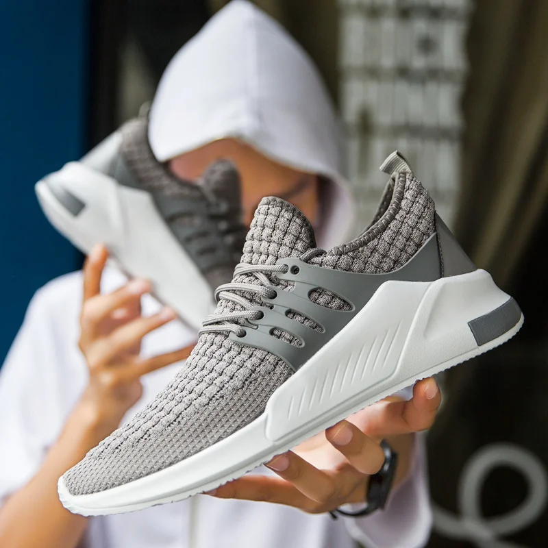 Высококачественные беговые кроссовки размер 39 46 Мужские дышащие ботинки