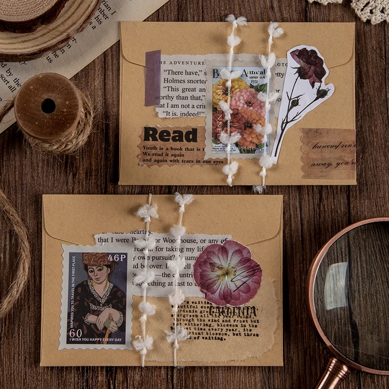 

COO NOTE Flowers in full bloom Note Paper Memo Pad Retro Literary Diary Decoration Material Student Office Stationery Supplies