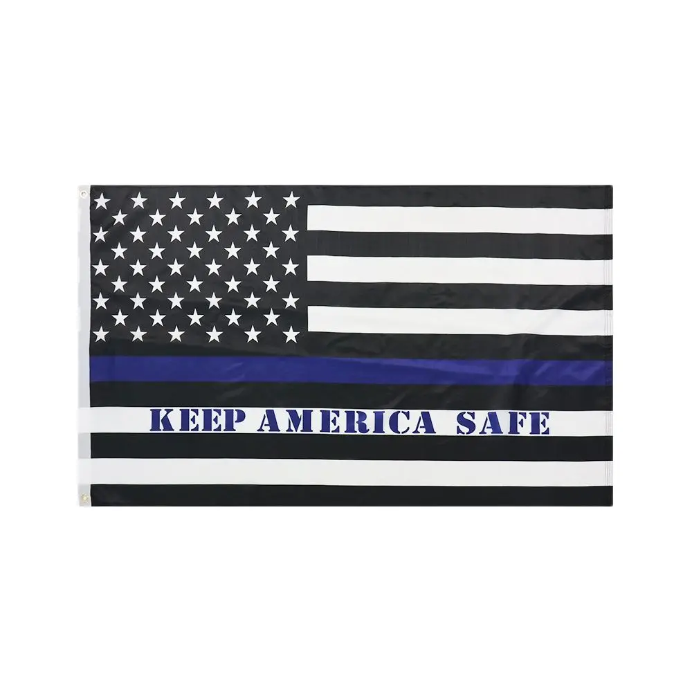 

FLAGICTS 3x5 Ft American USA Police Keep America Safe Flag