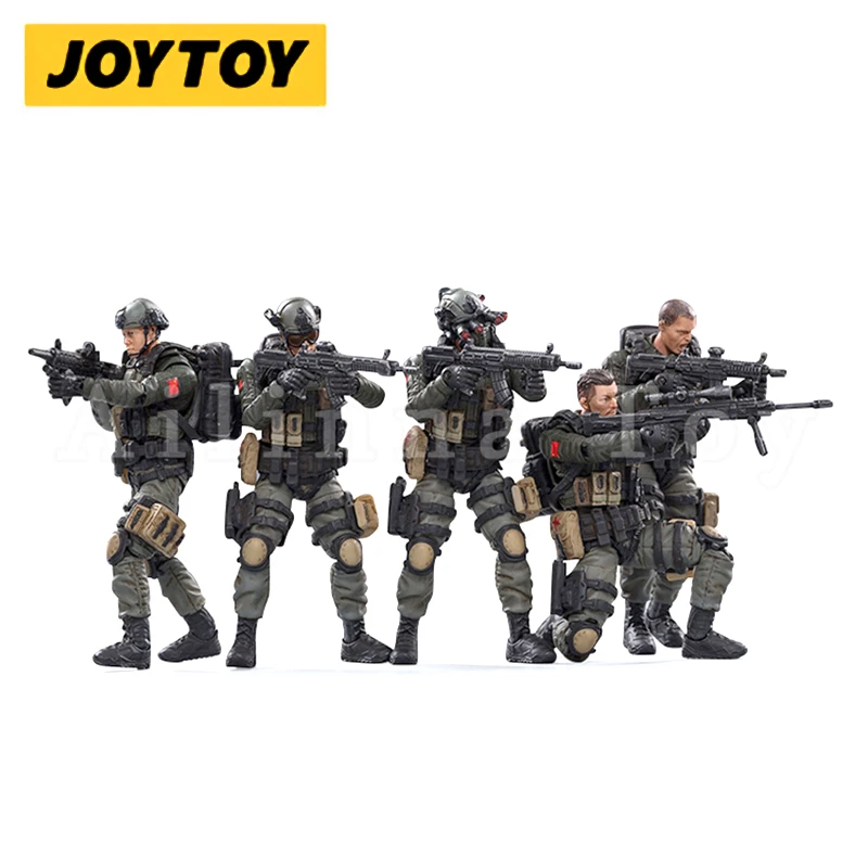 JOY TOY Армейский антитеррористический блок фигурки 5 шт.