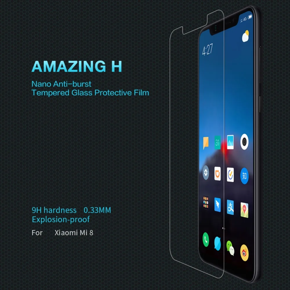 Закаленное стекло для Xiaomi Mi 8 Nillkin Amazing H + Pro 2.5D защита экрана Mi8 6 21&quot | Мобильные