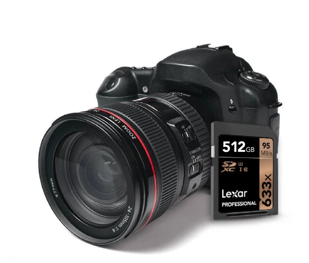 633x SDXC Lexar SD карты UHS-I SD карты 512 ГБ 256 3D 4K видео высокой Скорость Ёмкость SDHC 95 МБ/с. слот для карт памяти для Камера