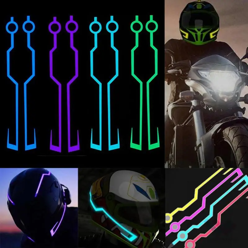 Лента светодиодсветодиодный водонепроницаемая для шлема мотоцикла 3 режима 2