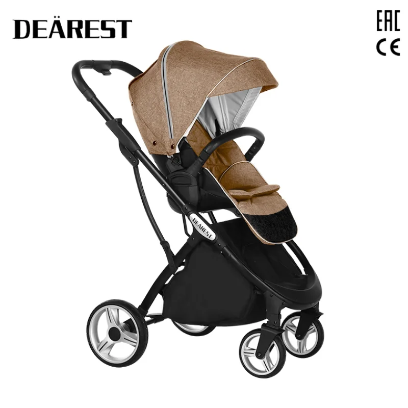 

2021 New Baby Stroller High Seat High Landscape Two - Way Seat Dearest 1108 Four Seasons Free Shipping In Russia