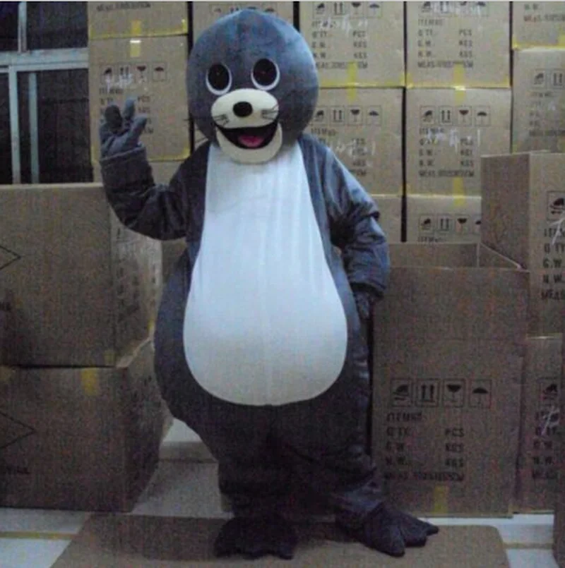 

Sea Lions Mascot Costume Suit Cosplay Party Game Dress Outfit Halloween Adult Factory Wholesale + Free Postage