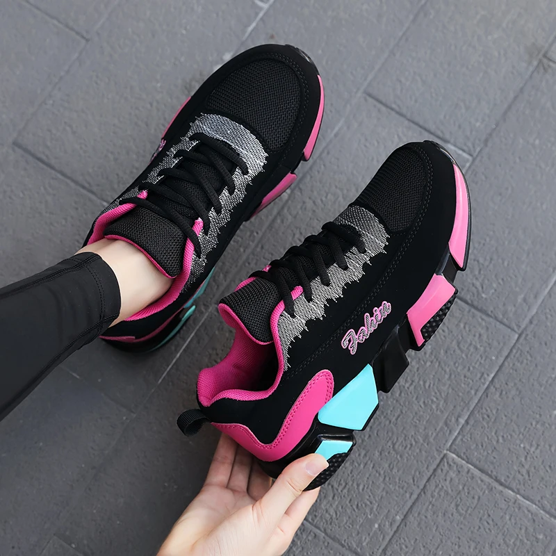 

2020 New Spring Women casual shoes Breathable Mesh platform Sneakers Women New Fashion mesh sneakers shoes woman tenis feminino