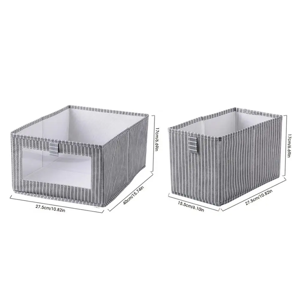 

Foldable Underwear Storage Box Non Woven Clothing Storage Box Ogranizer for Quilts Toys Quilt Wardrobe Drawer Container