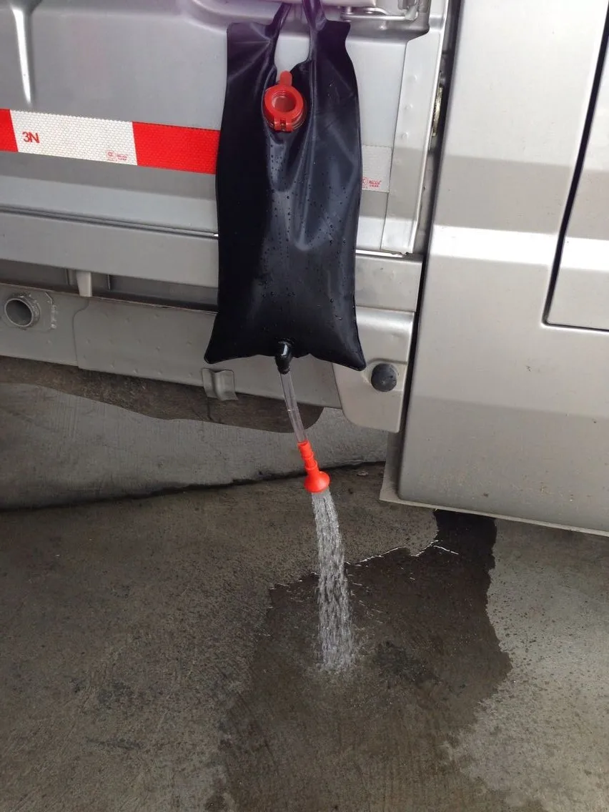 Небольшая емкость 3л Открытый Солнечный Душ мешок, xi zao dai Открытый Кемпинг принадлежности