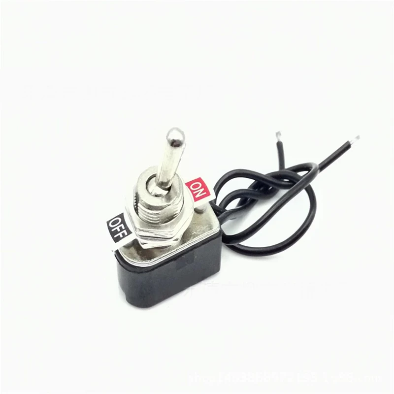 5 шт. AC 250 В 6А тумблер Prewired Стандартный ВКЛ/выкл с проводным кабелем KNS-1 SPST контакты