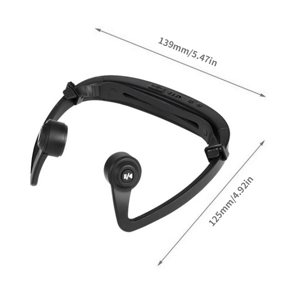 

Bluetooth Wireless Headset Bone Conduction Neck Hanging Rechargeable Headset. Used For Sports Fitness Night Running
