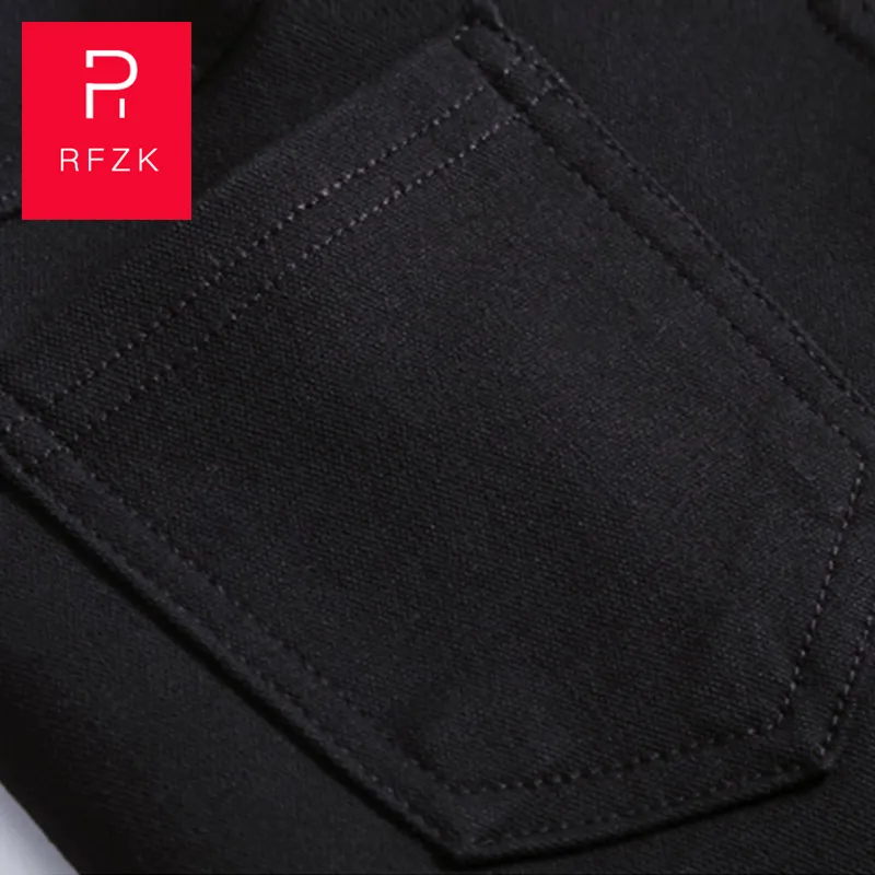 Женские бархатные леггинсы Rfzk Plus зимняя одежда 2020 теплые плотные черные