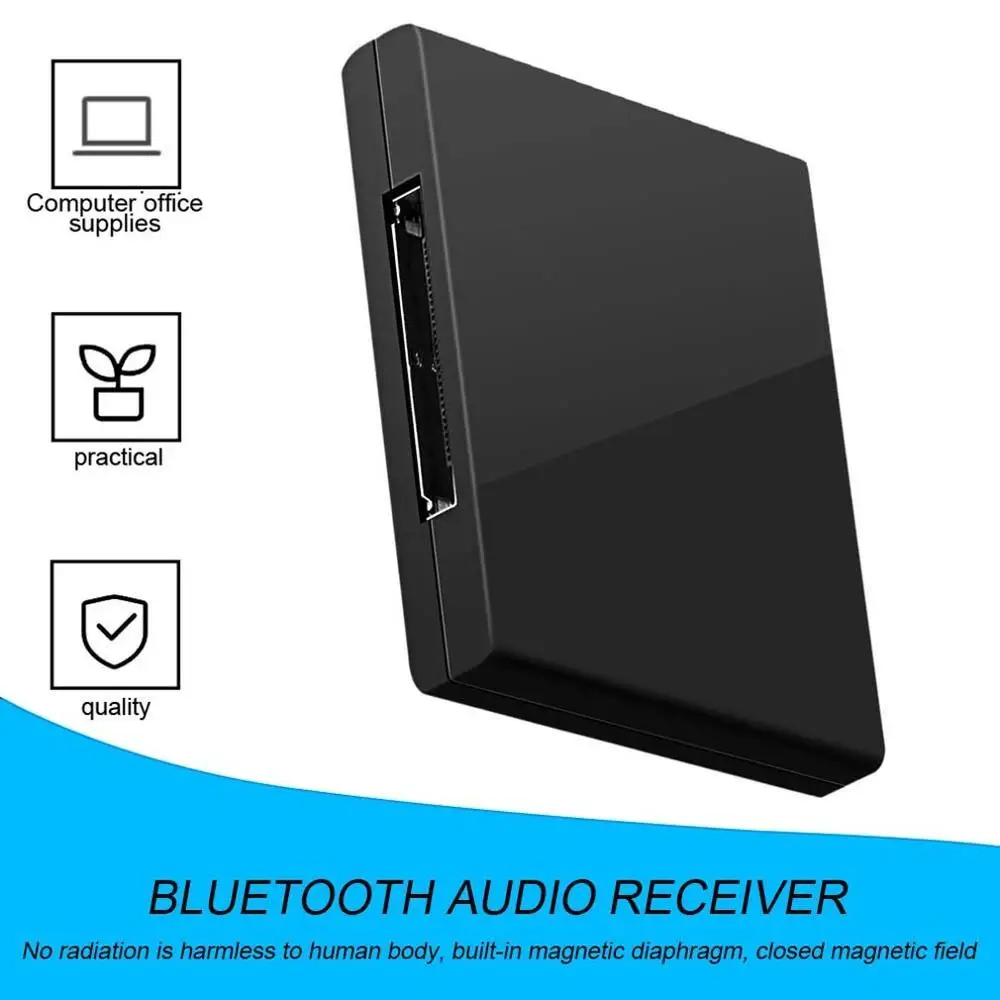 Черный и белый Bluetooth v2.0 A2DP музыкальный приемник адаптер для iPod iPhone 30 Pin док станция